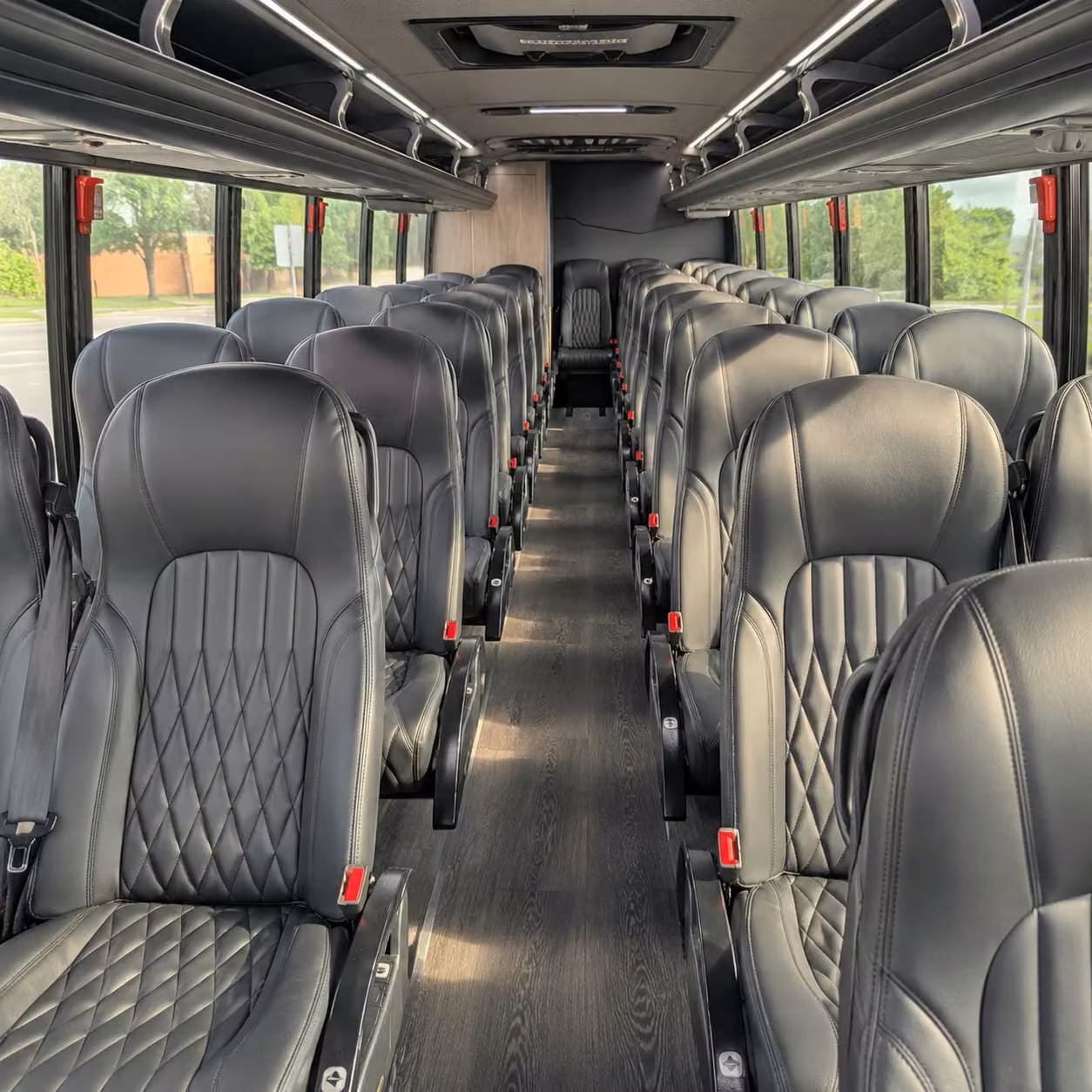 30 passenger minibus inside